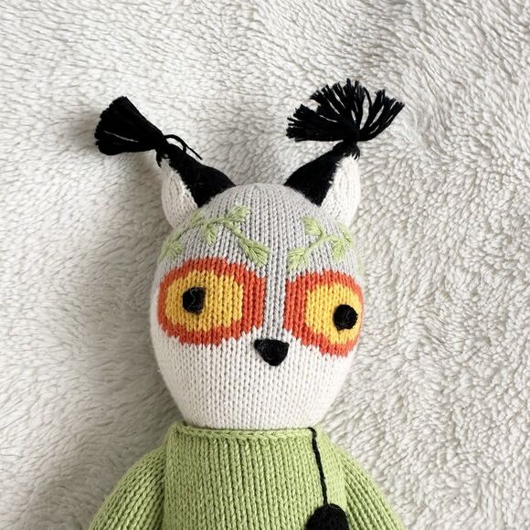 Cuddoll Ola the Owl Stay Wild Baby Toys Kids Toys Little 13'' Knit Organic - Picture 2 of 6